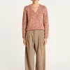 Montagut Marled V-neck jumper - Promesse