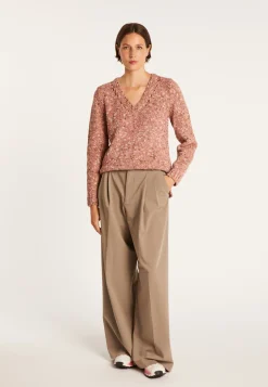 Montagut Marled V-neck jumper - Promesse