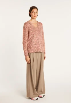 Montagut Marled V-neck jumper - Promesse