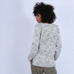 Montagut Marled V-neck jumper - Promesse