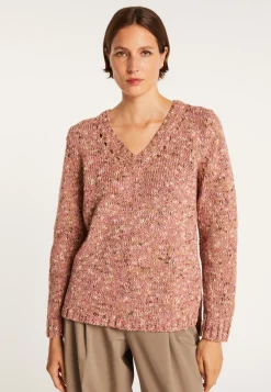 Montagut Marled V-neck jumper - Promesse