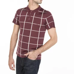 Montagut Men's Polo Shirt Fil Lumière - Marin