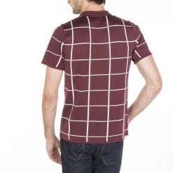 Montagut Men's Polo Shirt Fil Lumière - Marin