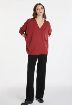 Montagut Merino wool bat-sleeve sweater - Boxe