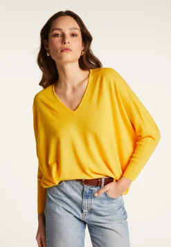 Montagut Merino wool bat-sleeve sweater - Boxe