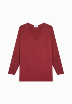 Montagut Merino wool bat-sleeve sweater - Boxe