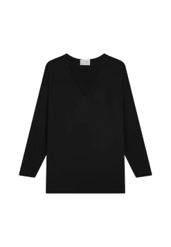 Montagut Merino wool bat-sleeve sweater - Boxe