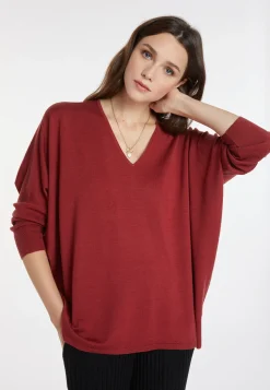 Montagut Merino wool bat-sleeve sweater - Boxe