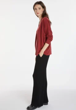 Montagut Merino wool bat-sleeve sweater - Boxe