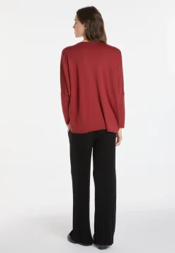 Montagut Merino wool bat-sleeve sweater - Boxe