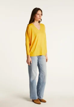 Montagut Merino wool bat-sleeve sweater - Boxe