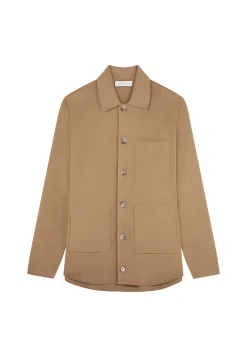 Montagut Merino wool button-down jacket - Samuel