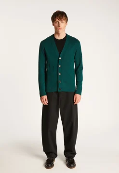 Montagut Merino wool buttoned vest - Ezra
