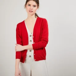 Montagut 100% merino wool cardigan - Baby