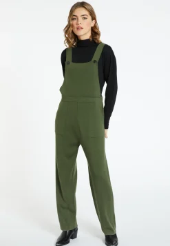 Montagut Merino wool dungarees - Corentine