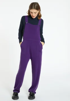 Montagut Merino wool dungarees - Corentine
