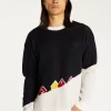 Montagut Merino wool graphic sweater - Stanley