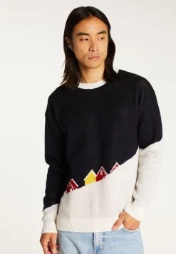 Montagut Merino wool graphic sweater - Stanley