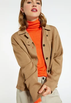 Montagut Merino wool jacket with buttons and pockets - Coline