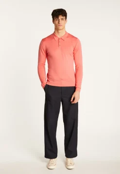 Montagut Merino wool long sleeve polo shirt - Eni