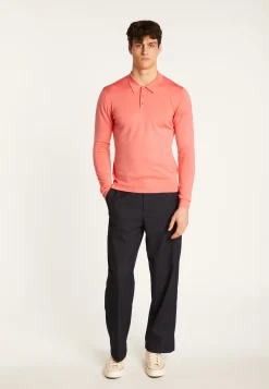 Montagut Merino wool long sleeve polo shirt - Eni