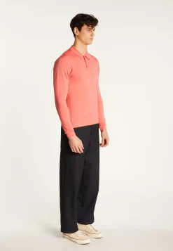 Montagut Merino wool long sleeve polo shirt - Eni