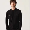 Montagut Merino wool patch pocket overshirt - Andy