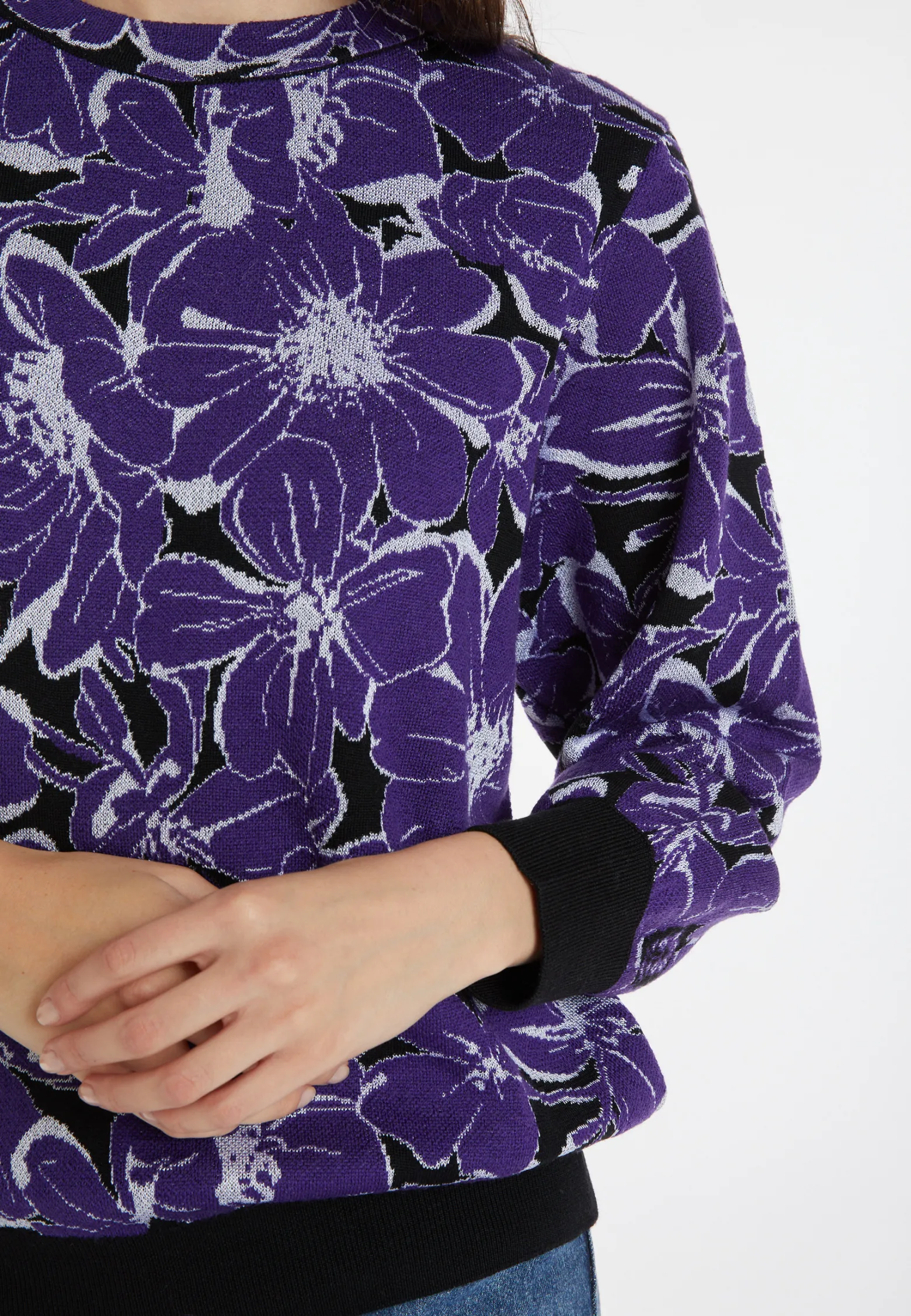 Montagut Merino wool patterned sweater - Cassiopé