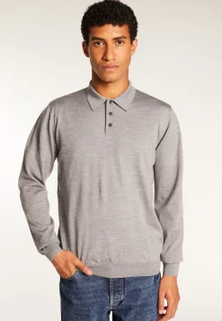 Montagut Merino Wool Polo Neck Sweater - Eni