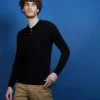 Montagut Merino wool polo neck sweater - Eni