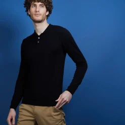 Montagut Merino wool polo neck sweater - Eni