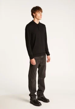 Montagut Merino Wool Polo Neck Sweater - Eni