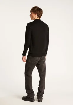 Montagut Merino Wool Polo Neck Sweater - Eni