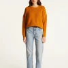 Montagut Merino wool round neck buttoned shoulder sweater - Gao