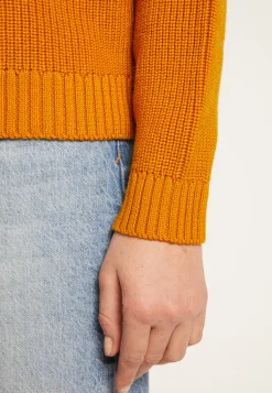 Montagut Merino wool round neck buttoned shoulder sweater - Gao