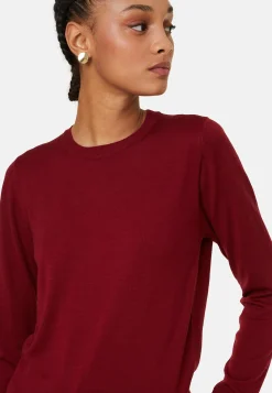 Montagut Merino wool round neck sweater - Asena