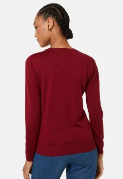 Montagut Merino wool round neck sweater - Asena