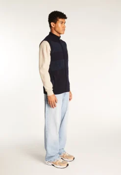 Montagut Merino wool sleeveless jacket - Teddy