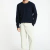 Montagut Merino wool sweater with logo - Santi
