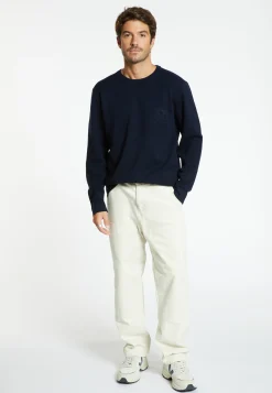 Montagut Merino wool sweater with logo - Santi