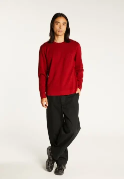 Montagut Merino wool sweater with logo - Santi