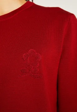 Montagut Merino wool sweater with logo - Santi
