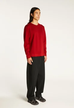 Montagut Merino wool sweater with logo - Santi