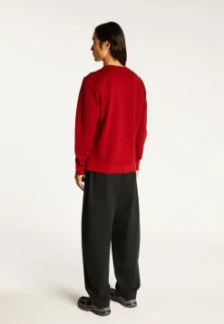 Montagut Merino wool sweater with logo - Santi