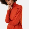 Montagut Merino wool turtleneck sweater with slits - Amy