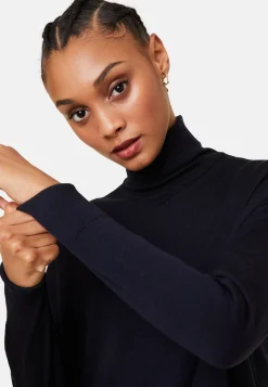 Montagut Merino wool turtleneck sweater with slits - Amy