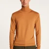 Montagut Merino wool turtleneck sweater with logo - Enzo