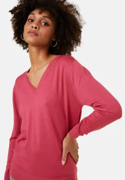 Montagut Merino wool V-neck sweater - Arya
