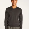 Montagut Merino Wool V-Neck Sweater - Elmo