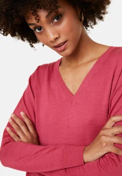 Montagut Merino wool V-neck sweater - Arya